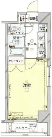 OLIO東神田の物件間取画像